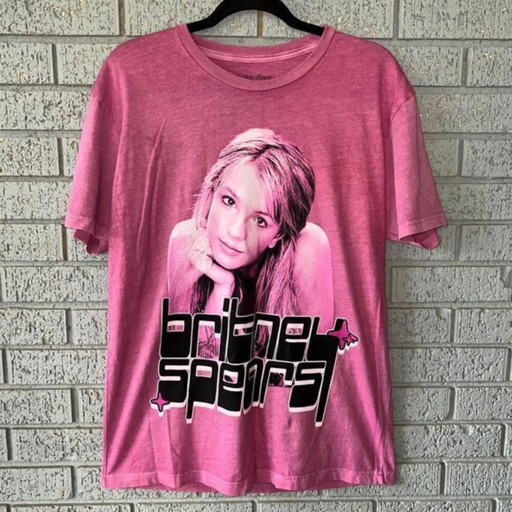 Britney Spears Graphic Short Sleeve TShirt Size Large